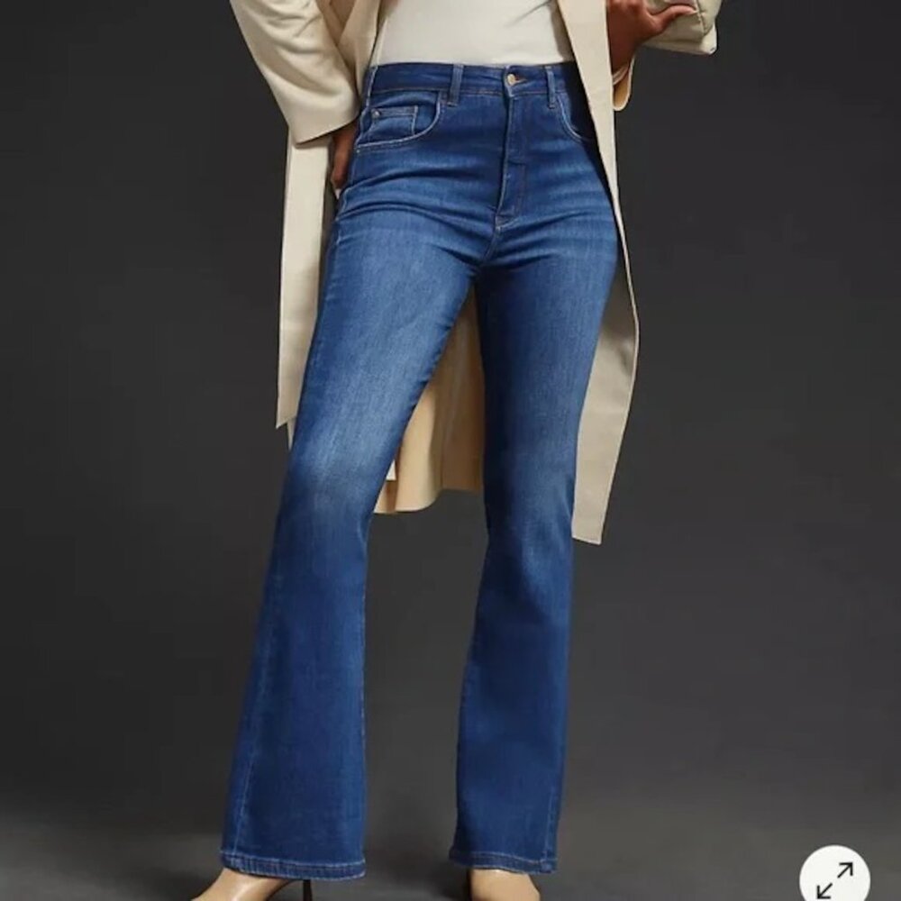 Pilcro Indigo Flare & Wide Leg Jeans